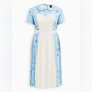 DISNEY ALICE IN WONDERLAND ALICE MIDI DRESS
